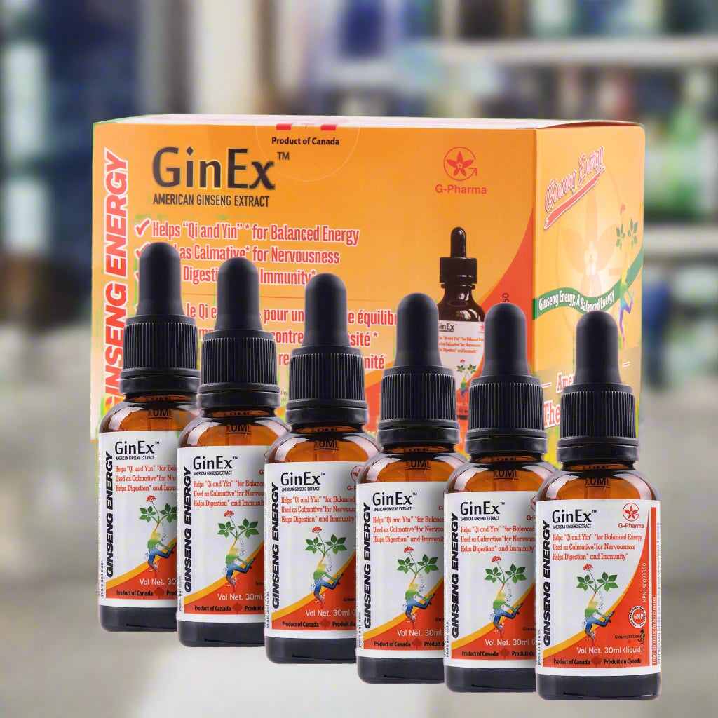 GinEx® Ginseng Extract Concentrate Dropper Value Pack (30mlx6)