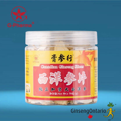 G-Pharma® 西洋参薄片 (白参片，70克) 