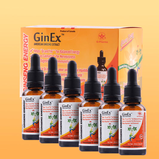 GinEx® Ginseng Extract Concentrate Dropper Value Pack (30mlx6)