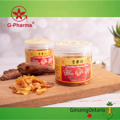 G-Pharma® American Ginseng thin slices (red ginseng, 75g)